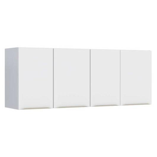 Armário Aéreo de Aço Para Pia 150cm 4 Portas Flora Cozimax Branco