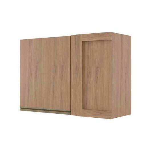 Módulo Armário Aéreo 68x100x34cm Canto Reto 100% MDF Cozinha Modulada Gold J Robel Hanover/Hanover