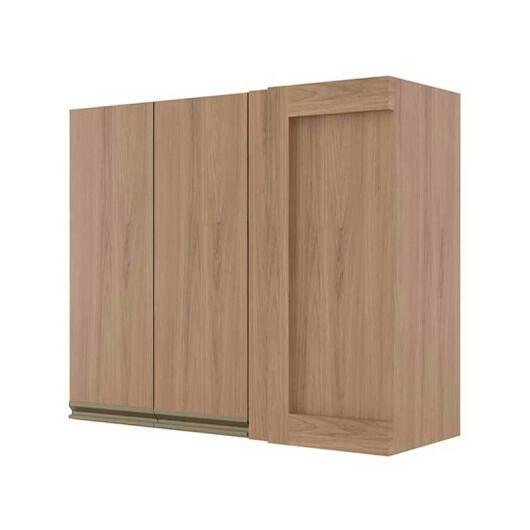 Módulo Armário Aéreo 88x100x34cm Canto Reto 100% MDF Cozinha Modulada Gold J Robel Hanover/Hanover