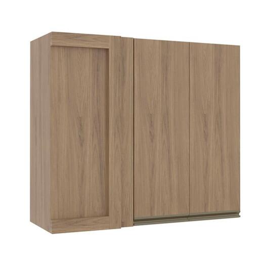 Módulo Armário Aéreo 88x100 Canto Reto Direito 100% MDF Cozinha Modulada Gold Robel Hanover/Hanover