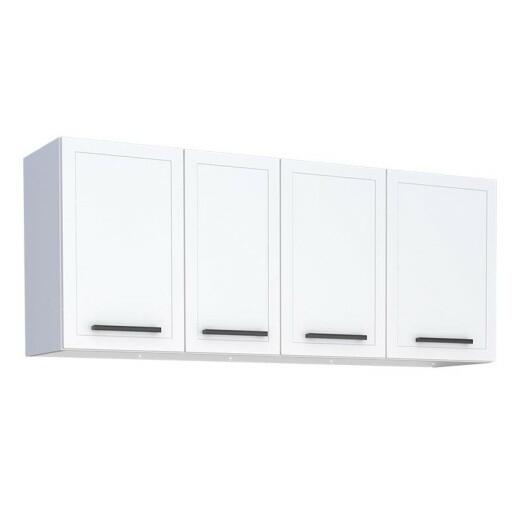 Armário Aéreo de Cozinha Aço 4 Portas Juno/Apolo 140 Cozimax Branco