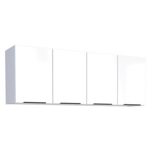 Armário Aéreo de Cozinha Aço 4 Portas Júpiter 160 Cozimax Branco