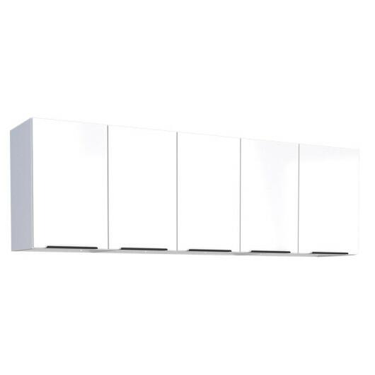Armário Aéreo de Cozinha Aço 5 Portas Júpiter 180 Cozimax Branco