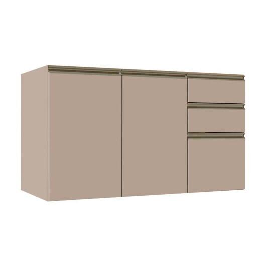 Módulo Balcão 120cm 3 Gavetas 2 Portas 100% MDF Cozinha Modulada Gold J Robel Fendi/Fendi Matte Módulo Balcão 120cm 3 Gavetas 2 Portas 100% MDF Cozinha Modulada Gold J Robel Fendi/Fendi Matte