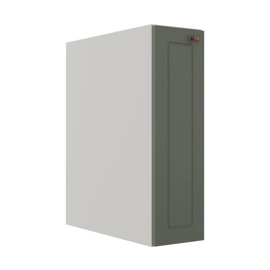 Módulo Balcão 20cm 1 Porta 100% MDF Cozinha Modulada Provence Robel Branco/Salvia Matte