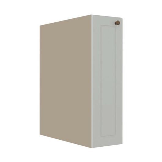 Módulo Balcão 20cm 1 Porta 100% MDF Cozinha Modulada Provence Robel Fendi/Branco Matte