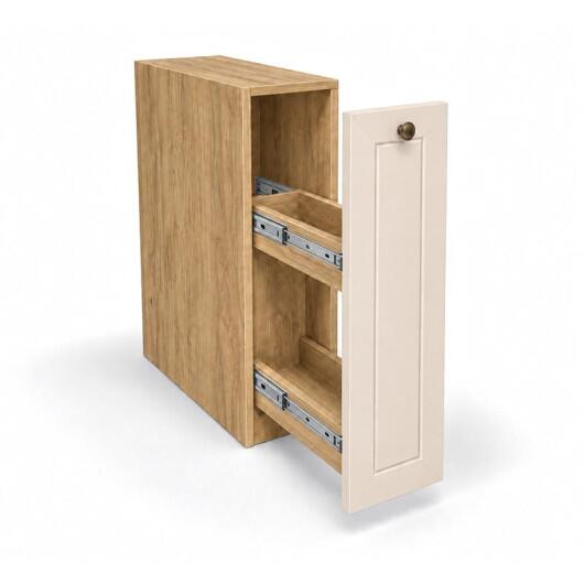 Módulo Balcão 20x68x56cm Com Porta Tempero 100% MDF Cozinha Provence Robel Hanover/Off White Matte