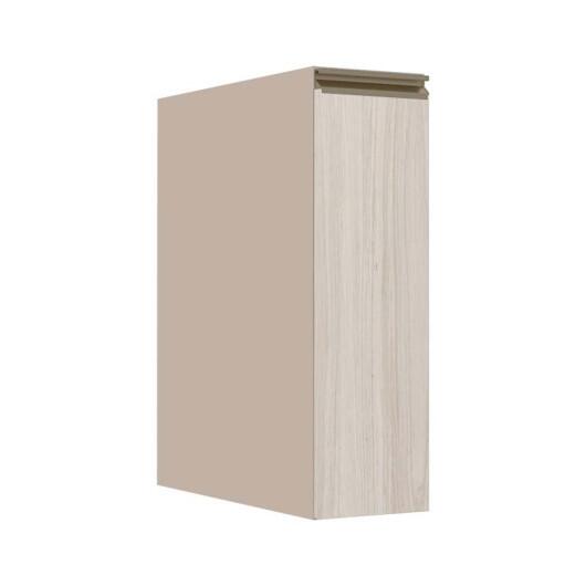 Módulo Balcão 20cm 1 Porta 100% MDF Cozinha Modulada Gold J Robel Fendi/Aspen