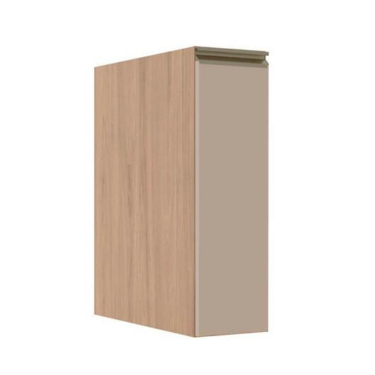 Módulo Balcão 20cm 1 Porta 100% MDF Cozinha Modulada Gold Robel Hanover/Fendi Matte