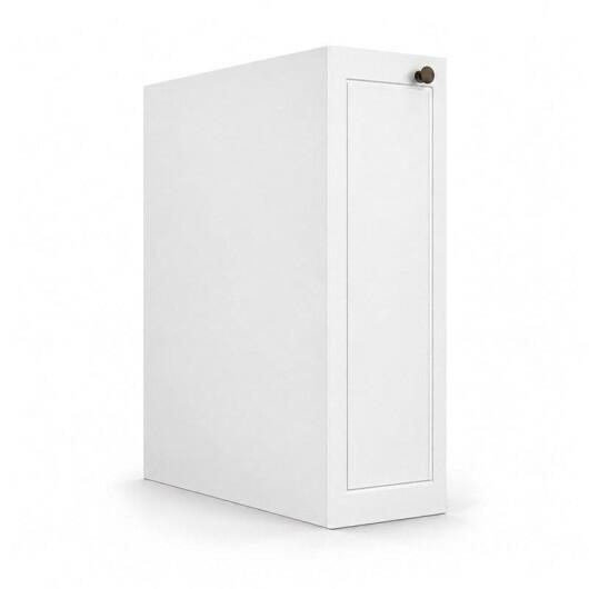 Módulo Balcão 20x68x56cm 1 Porta 100% MDF Cozinha Provence Robel Branco/Branco Matte