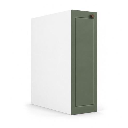 Módulo Balcão 20x68x56cm 1 Porta 100% MDF Cozinha Provence Robel Branco/Salvia Matte