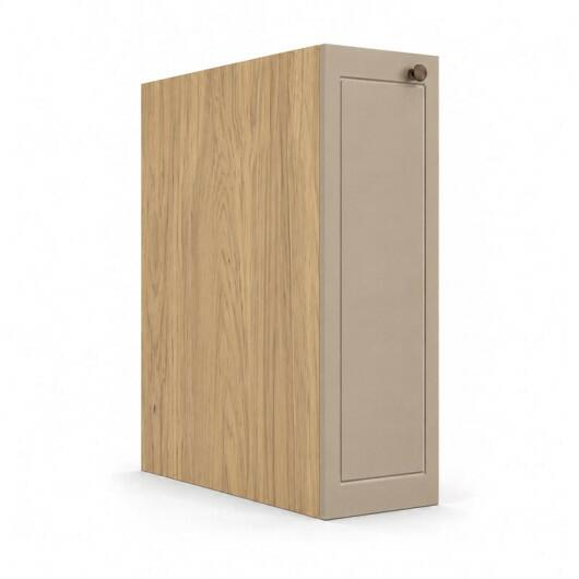 Módulo Balcão 20x68x56cm 1 Porta 100% MDF Cozinha Provence Robel Hanover/Fendi Matte