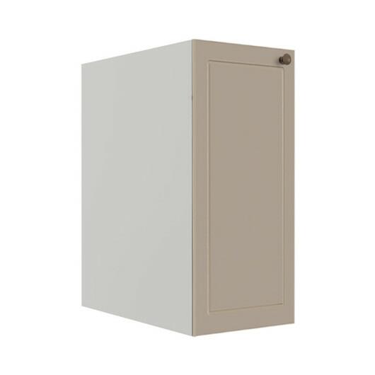 Módulo Balcao 30cm 1 Porta 100% MDF Cozinha Modulada Provence Robel Branco/Fendi Matte