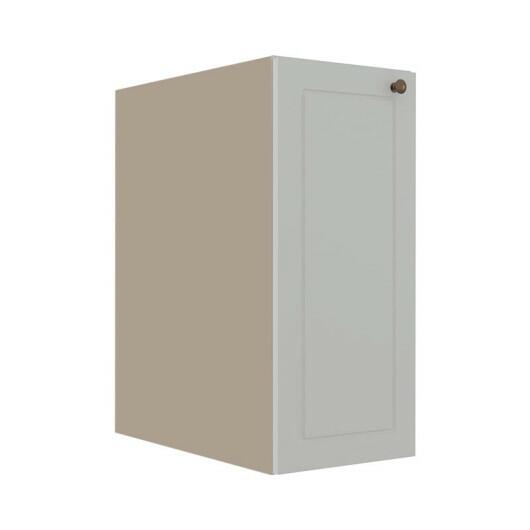 Módulo Balcao 30cm 1 Porta 100% MDF Cozinha Modulada Provence Robel Fendi/Branco Matte