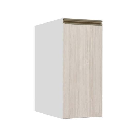 Módulo Balcão 30cm 1 Porta 100% MDF Cozinha Modulada Gold J Robel Branco/Aspen
