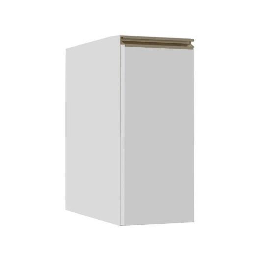 Módulo Balcão 30cm 1 Porta 100% MDF Cozinha Modulada Gold J Robel Branco/Branco Matte