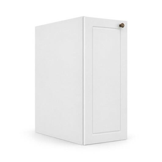 Módulo Balcão Editável Largura 21cm a 39cm x 68x56cm 1 Porta Provence Robel Branco/Branco Matte