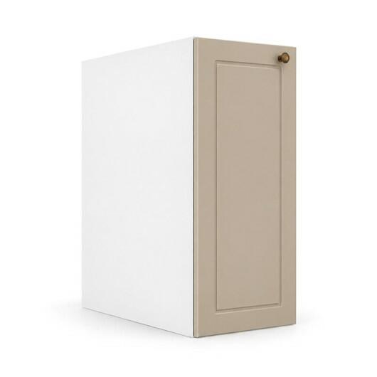 Módulo Balcão 30x68x56cm 1 Porta 100% MDF Cozinha Provence Robel Branco/Fendi Matte