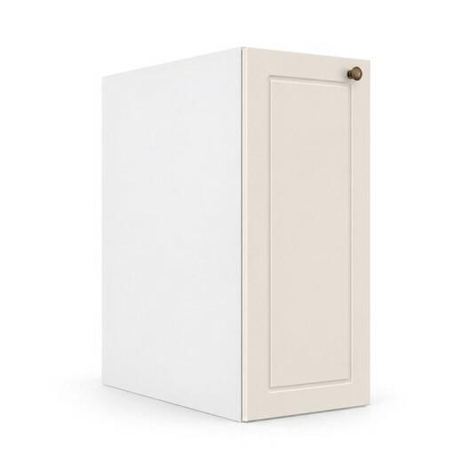 Módulo Balcão Editável Largura 21cm a 39cm x 68x56cm 1 Porta Provence Robel Branco/Off White Matte