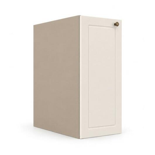 Módulo Balcão Editável Largura 21cm a 39cm x 68x56cm 1 Porta Provence Robel Fendi/Off White Matte