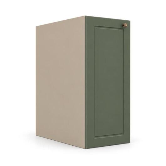 Módulo Balcão 30x68x56cm 1 Porta 100% MDF Cozinha Provence Robel Fendi/Salvia Matte
