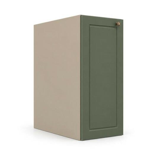 Módulo Balcão Editável Largura 21cm a 39cm x 68x56cm 1 Porta Provence Robel Fendi/Sálvia Matte