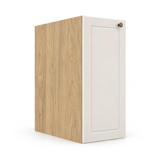 Módulo Balcão Editável Largura 21cm a 39cm x 68x56cm 1 Porta Provence Robel Hanover/Off White Matte