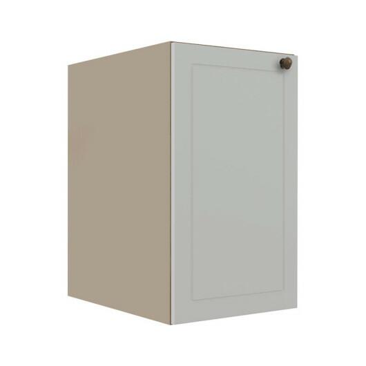 Módulo Balcao 40cm 1 Porta 100% MDF Cozinha Modulada Provence Robel Fendi/Branco Matte