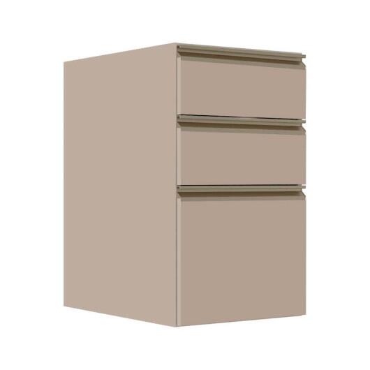 Módulo Balcão 40cm 3 Gavetas 100% MDF Cozinha Modulada Gold J Robel Fendi/Fendi Matte Módulo Balcão 40cm 3 Gavetas 100% MDF Cozinha Modulada Gold J Robel Fendi/Fendi Matte