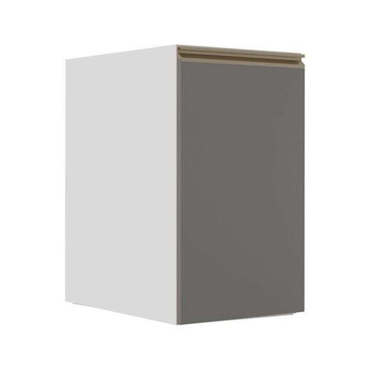 Módulo Balcão 40cm 1 Porta 100% MDF Cozinha Modulada Gold J Robel Branco/Cinza Matte Módulo Balcão 40cm 1 Porta 100% MDF Cozinha Modulada Gold J Robel Branco/Cinza Matte