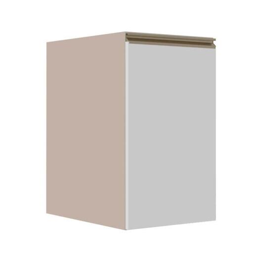 Módulo Balcão 40cm 1 Porta 100% MDF Cozinha Modulada Gold J Robel Fendi/Branco Matte Módulo Balcão 40cm 1 Porta 100% MDF Cozinha Modulada Gold J Robel Fendi/Branco Matte