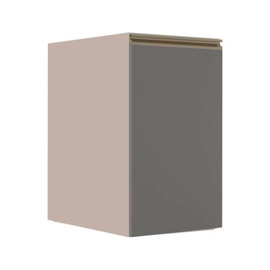 Módulo Balcão 40cm 1 Porta 100% MDF Cozinha Modulada Gold J Robel Fendi/Cinza Matte Módulo Balcão 40cm 1 Porta 100% MDF Cozinha Modulada Gold J Robel Fendi/Cinza Matte