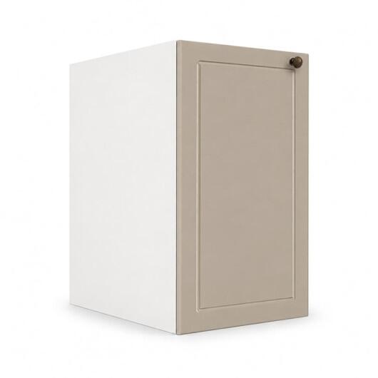 Módulo Balcao 40x68x56cm 1 Porta 100% MDF Cozinha Provence Robel Branco/Fendi Matte