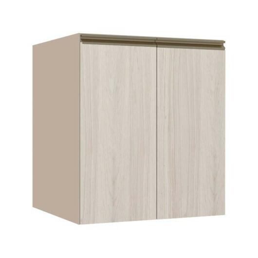 Módulo Balcão 60cm 2 Portas 100% MDF Cozinha Modulada Gold J Robel Fendi/Aspen
