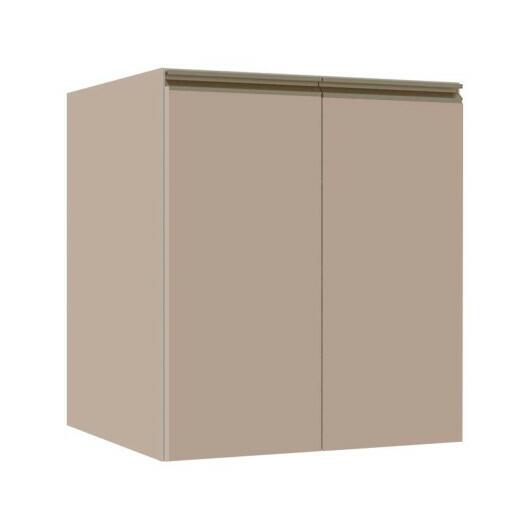 Módulo Balcão 60cm 2 Portas 100% MDF Cozinha Modulada Gold J Robel Fendi/Fendi Matte