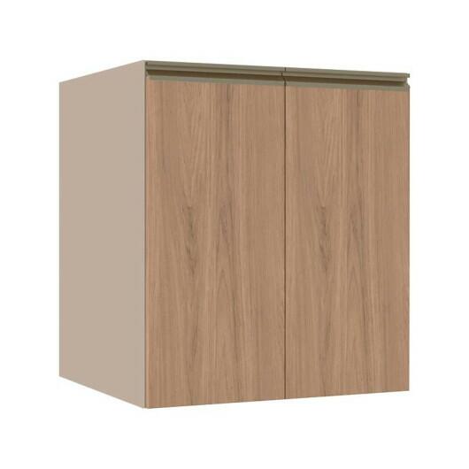 Módulo Balcão 60cm 2 Portas 100% MDF Cozinha Modulada Gold J Robel Fendi/Hanover