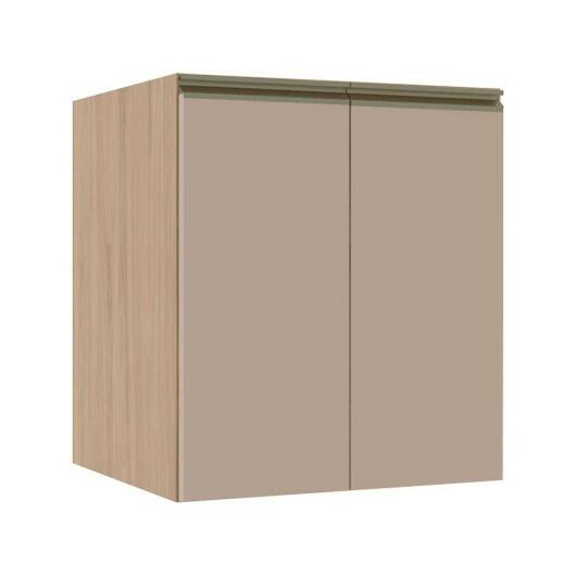 Módulo Balcão 60cm 2 Portas 100% MDF Cozinha Modulada Gold J Robel Hanover/Fendi Matte