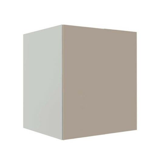 Módulo Balcão 60cm Para Embutir Forno 100% MDF Cozinha Modulada Robel Branco/Fendi Matte