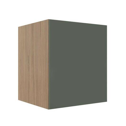 Módulo Balcão 60cm Para Embutir Forno 100% MDF Cozinha Modulada Robel Hanover/Salvia Matte