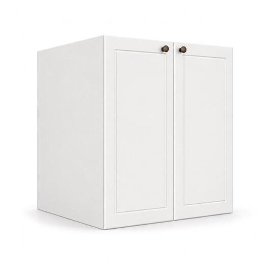 Módulo Balcão 60x68x56cm 2 Portas 100% MDF Cozinha Provence Robel Branco/Branco Matte