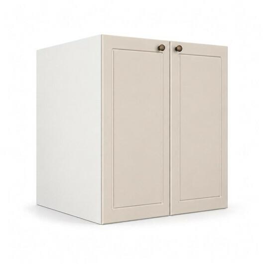 Módulo Balcão 60x68x56cm 2 Portas 100% MDF Cozinha Provence Robel Branco/Off White Matte