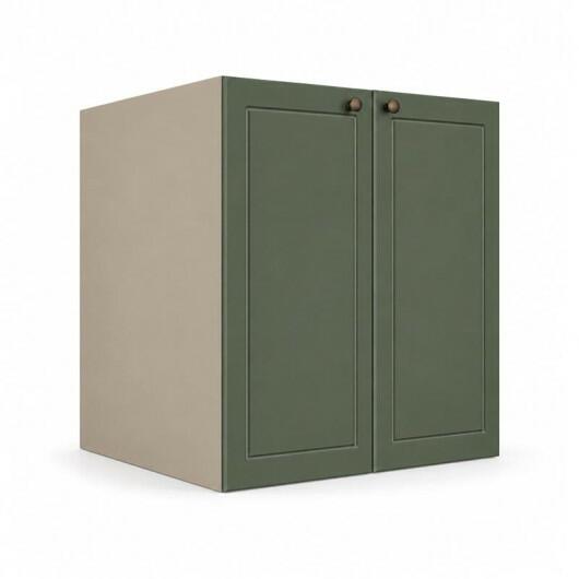 Módulo Balcão 60x68x56cm 2 Portas 100% MDF Cozinha Provence Robel Fendi/Salvia Matte