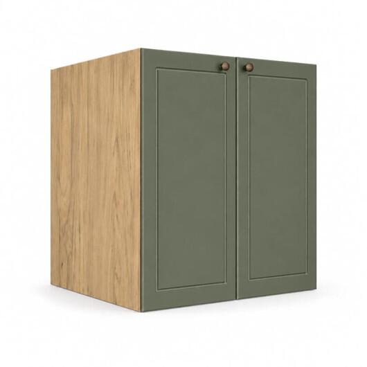 Módulo Balcão 60x68x56cm 2 Portas 100% MDF Cozinha Provence Robel Hanover/Salvia Matte