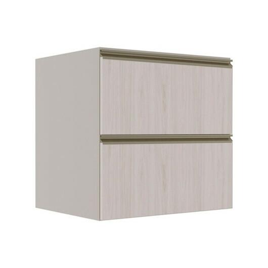 Módulo Balcão 70cm 1 Gaveta 1 Porta Basculante 100% MDF Cozinha Modulada Gold Robel Fendi/Aspen