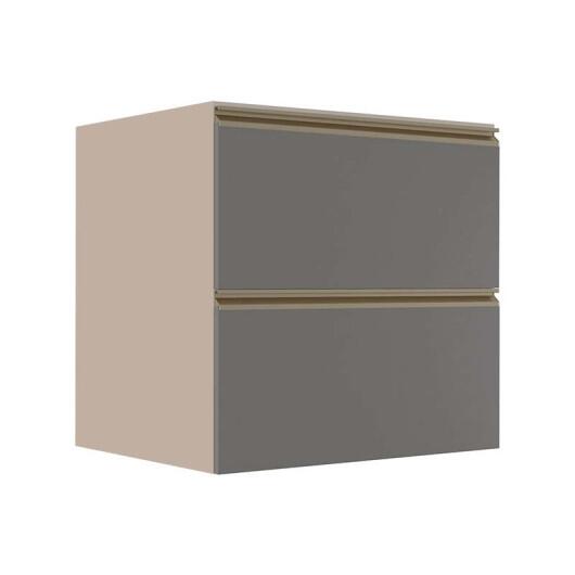 Módulo Balcão 70cm 1 Gaveta 1 Porta Basculante 100% MDF Cozinha Modulada Gold J Robel Fendi/Cinza Matte Módulo Balcão 70cm 1 Gaveta 1 Porta Basculante 100% MDF Cozinha Modulada Gold J Robel Fendi/Cinza Matte