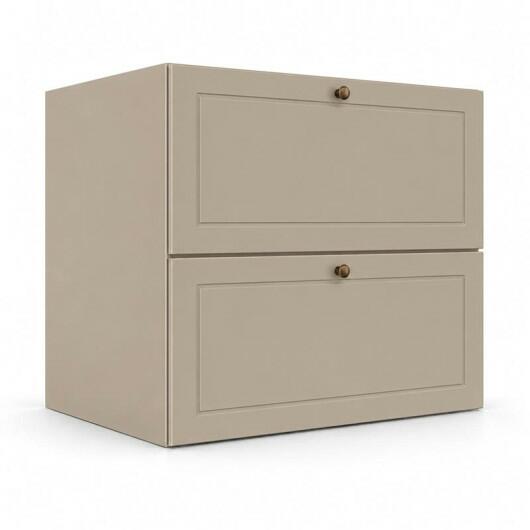 Módulo Balcao 70x68x56cm 1 Gaveta 1 Porta Basculante 100% MDF Cozinha Provence Robel Fendi/Fendi Matte