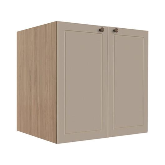 Módulo Balcao 70cm 2 Portas 100% MDF Cozinha Modulada Provence Robel Hanover/Fendi Matte