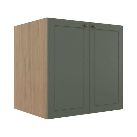 Módulo Balcao 70cm 2 Portas 100% MDF Cozinha Modulada Provence Robel Hanover/Salvia Matte