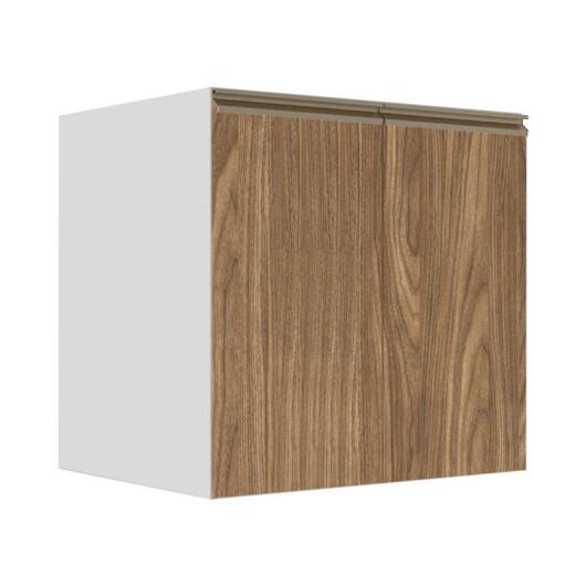 Módulo Balcão 70cm 2 Portas 100% MDF Cozinha Modulada Gold J Robel Branco/Amendoeira BP Módulo Balcão 70cm 2 Portas 100% MDF Cozinha Modulada Gold J Robel Branco/Amendoeira BP