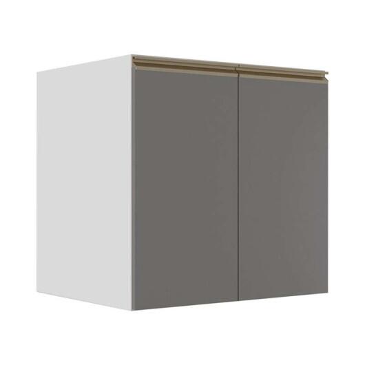 Módulo Balcão 70cm 2 Portas 100% MDF Cozinha Modulada Gold J Robel Branco/Cinza Matte Módulo Balcão 70cm 2 Portas 100% MDF Cozinha Modulada Gold J Robel Branco/Cinza Matte